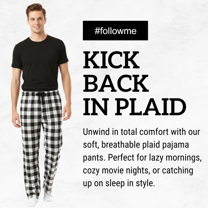 #followme 45903-3B-XXL Fleece Pajama Pants for Men/Sleepwear/PJs - Image 4